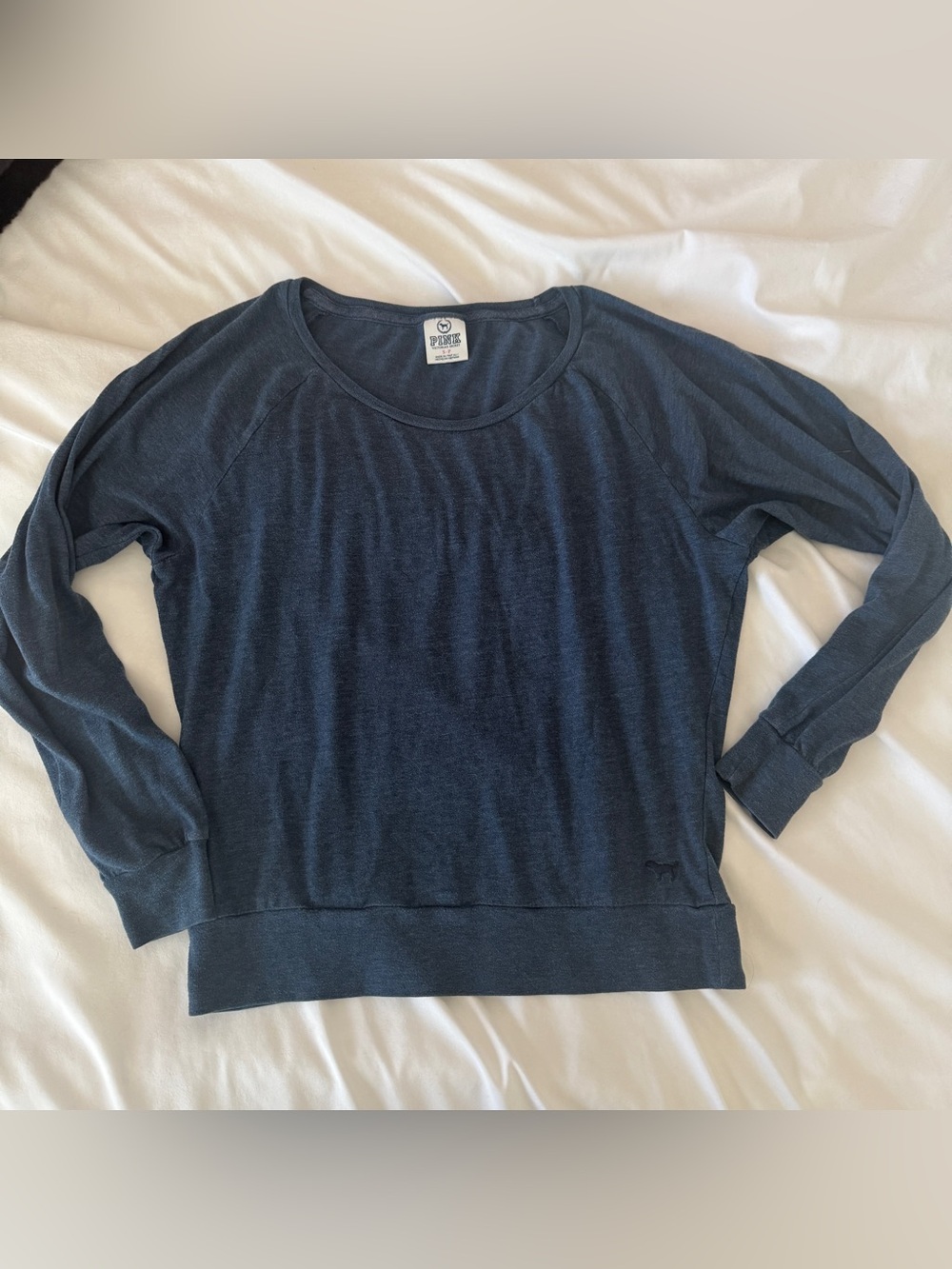 Y2K Blue long sleeve PINK Victoria’s Secret